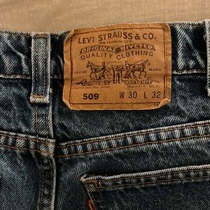 Vintage Levi Jeans - 509 with Orange Tab